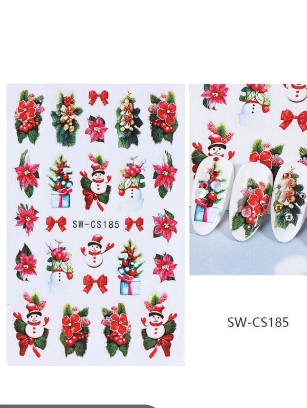 Trendy Self Adhesive Nails Art Transfer Sticker